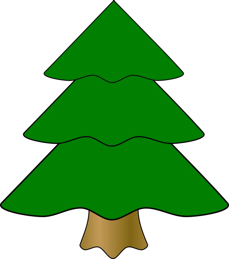 Evergreen Fir tree Nature Stickdatei – Weihnachten