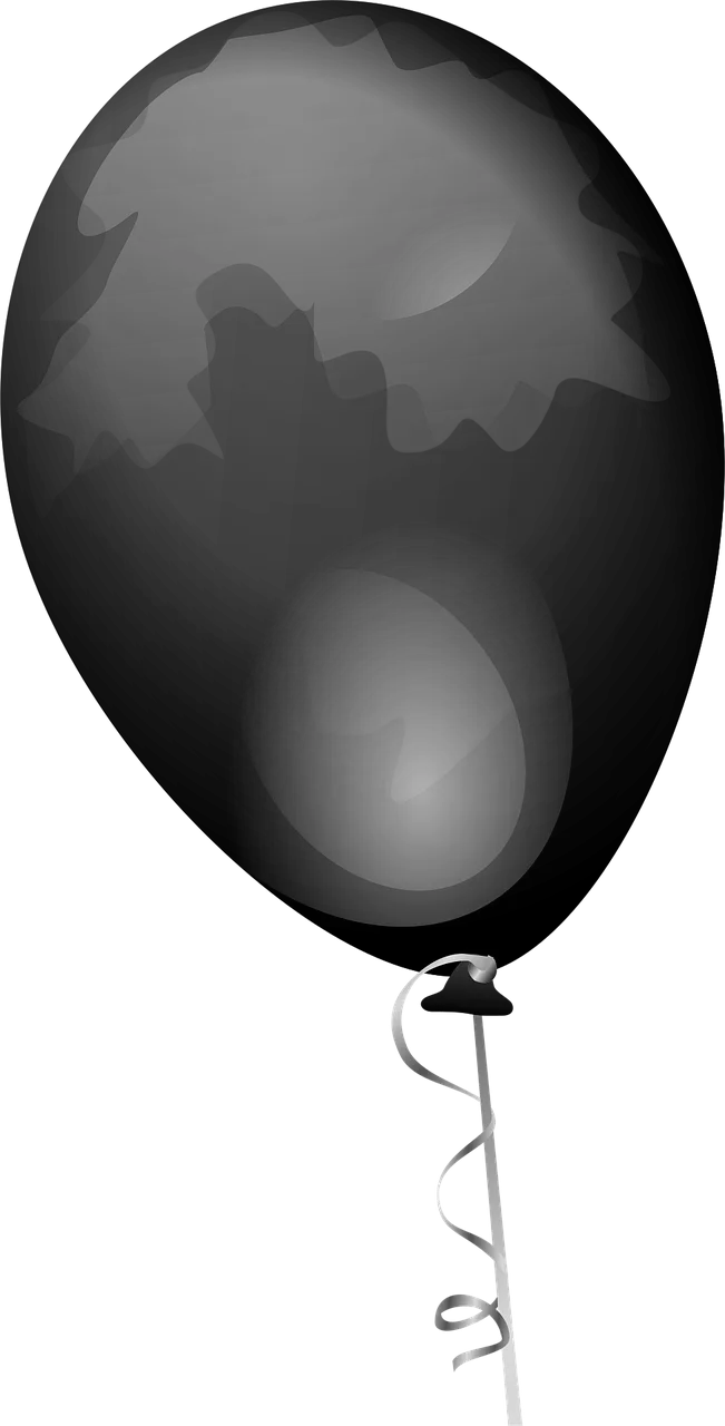 Balloon Black Glossy Stickdatei – Fahrzeuge