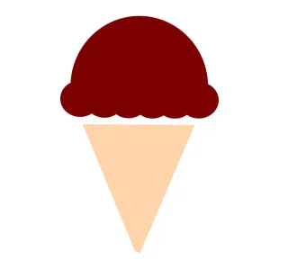 Ice cream Cone Waffle Stickdatei