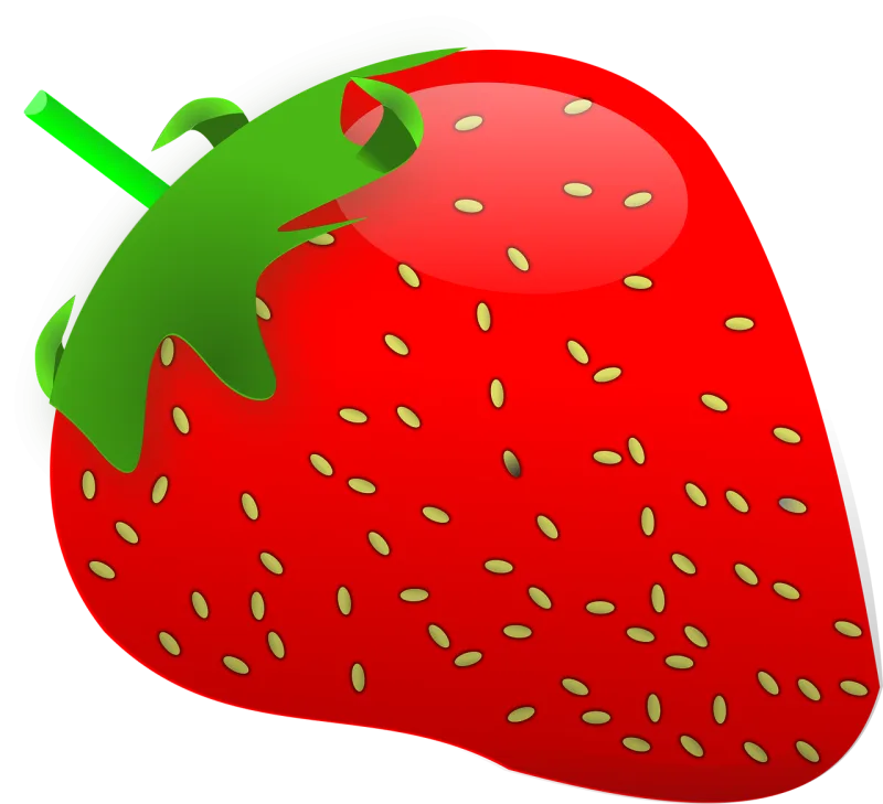 Strawberry Fruit Berry Stickdatei – Essen & Trinken
