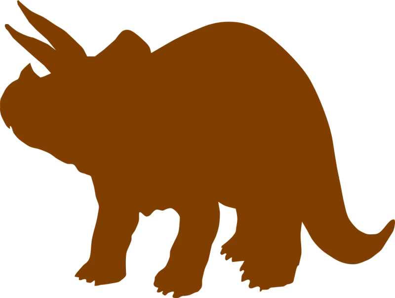 Triceratops Nature Dinosaur Stickdatei – Kinder