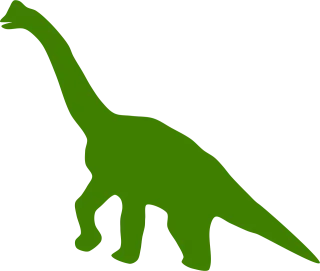 Brontosaurus Dinosaur Dino Stickdatei