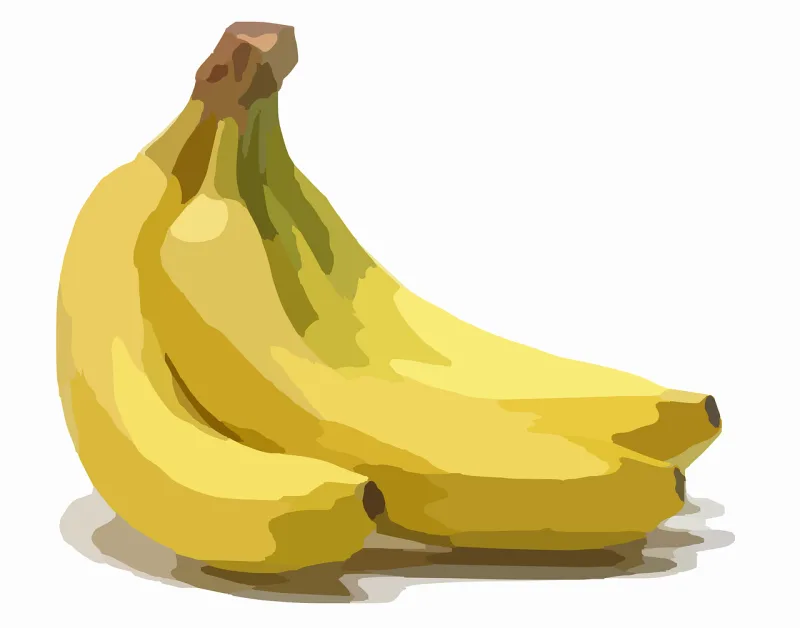 Banana Food Fruit Stickdatei – Essen & Trinken