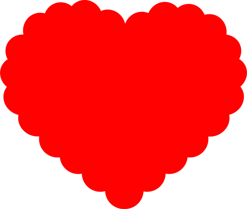 Love Red Heart Stickdatei – Herzen & Liebe