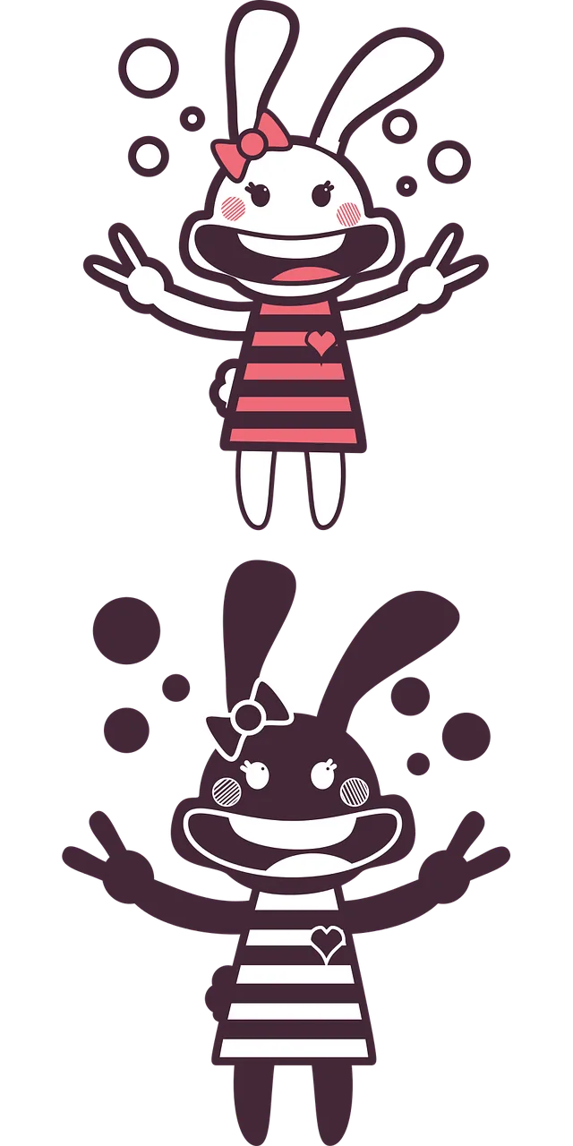 Rabbit Smile Japan Stickdatei – Tiere
