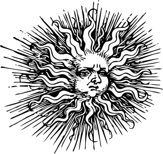 Sun Summer Solstice Stickdatei – Natur