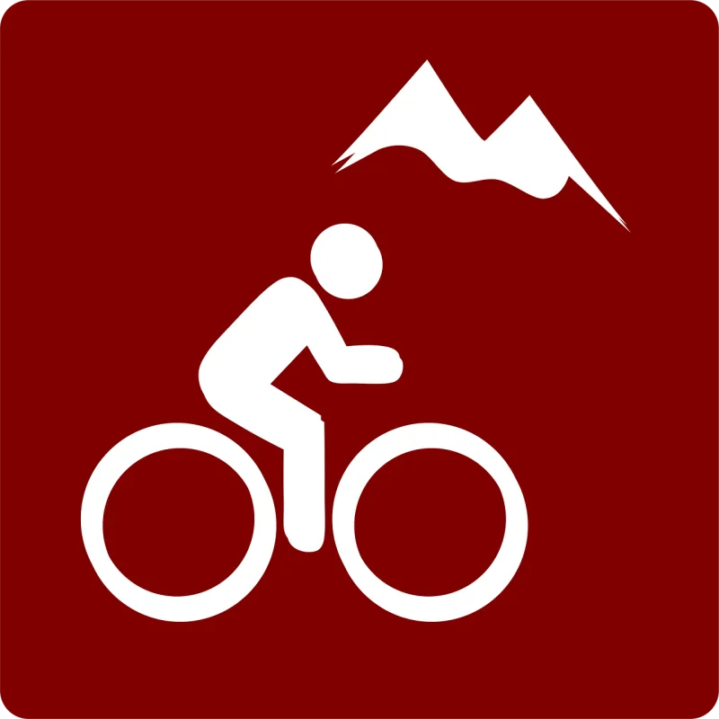 Cycling Bicycle Red Stickdatei – Sport
