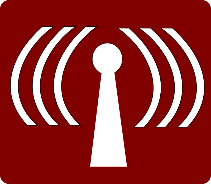 Wireless Red Internet access Stickdatei – Natur