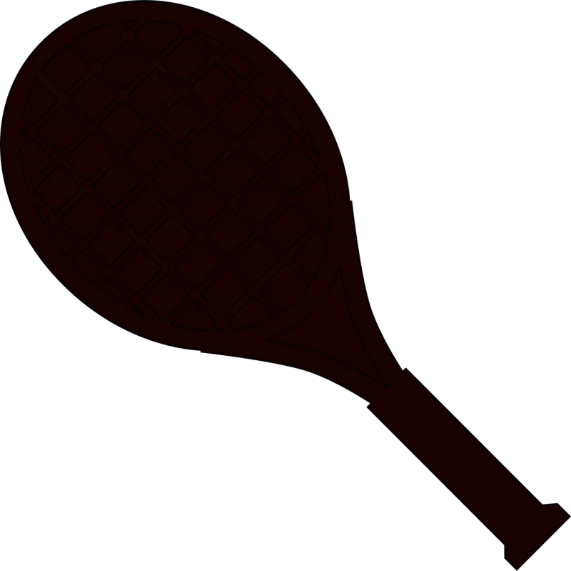 Tennis Racket Paddle Stickdatei – Sport