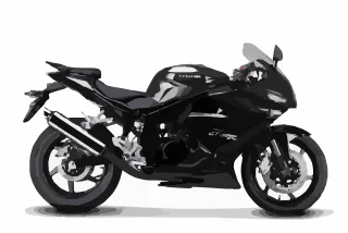 Motorbike Motorcycle Bike Stickdatei