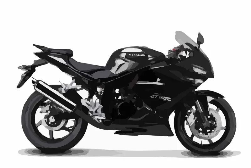 Motorbike Motorcycle Bike Stickdatei – Fahrzeuge