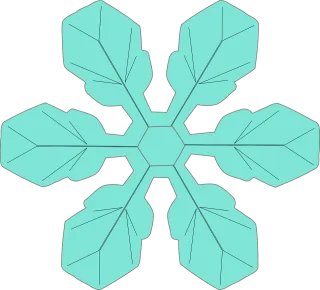 Snowflake Ice crystal Crystal Stickdatei
