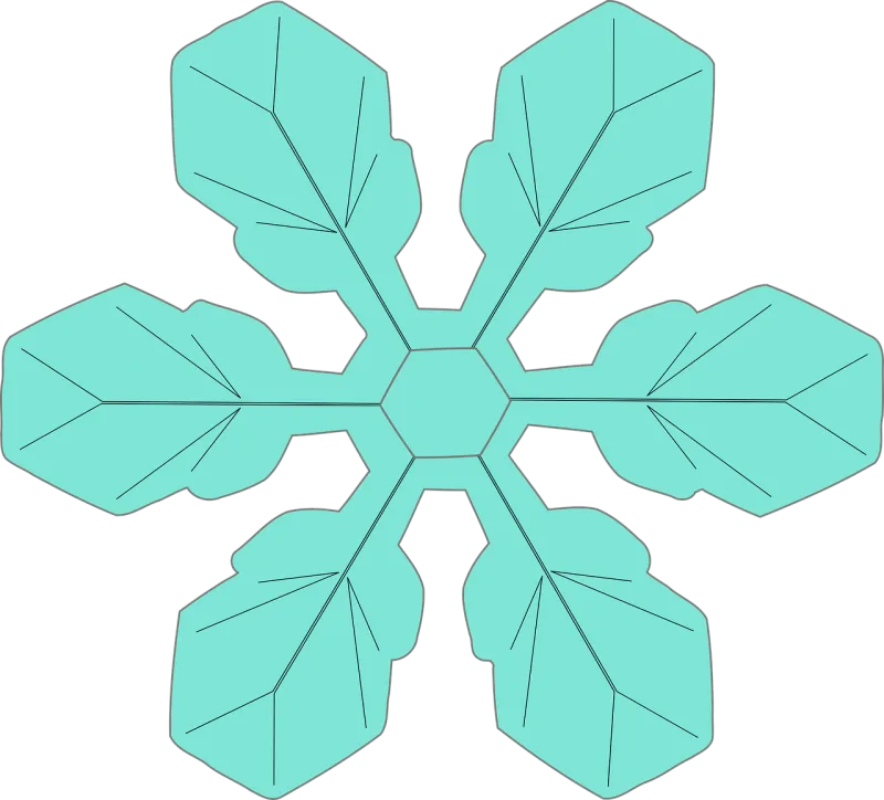 Snowflake Ice crystal Crystal Stickdatei – Weihnachten