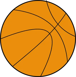 Basketball Ball Orange Stickdatei