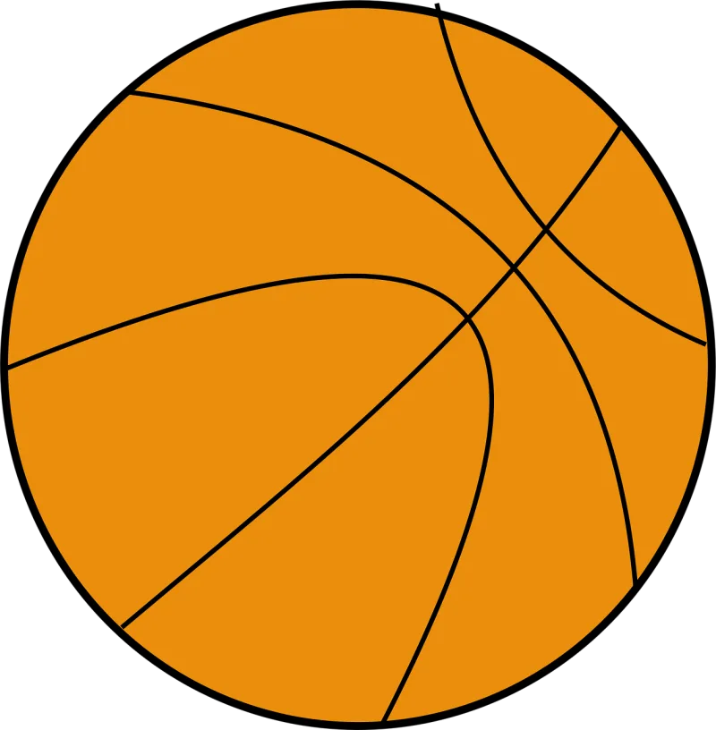 Basketball Ball Orange Stickdatei – Sport
