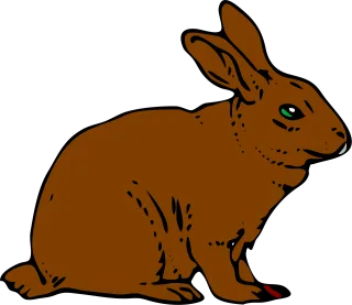 Rabbit Bunny Hare Stickdatei