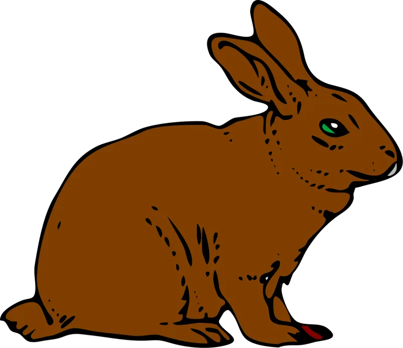 Rabbit Bunny Hare Stickdatei – Tiere