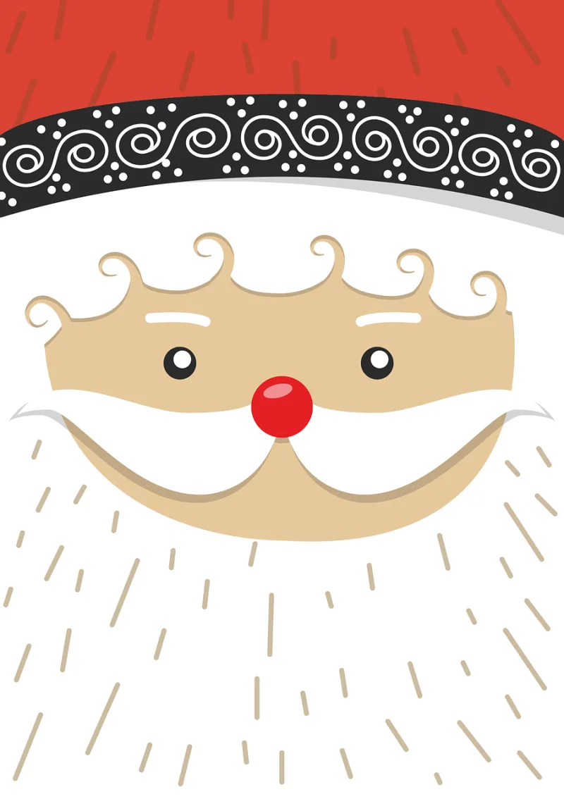 Santa claus Christmas motif Winter Stickdatei – Weihnachten