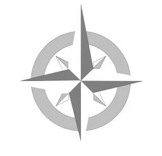 Compass Windrose Navigation Stickdatei