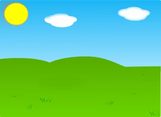 Summer Sky Landscape Stickdatei