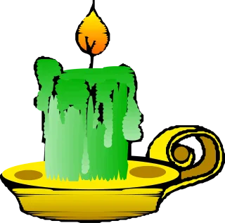 Candle Flame Fire Stickdatei – Weihnachten