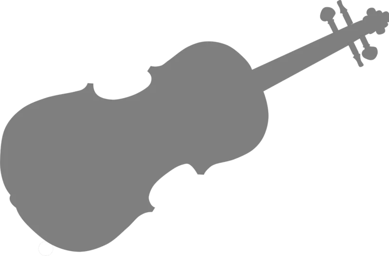 Violin String instrument Silhouette Stickdatei – Musik