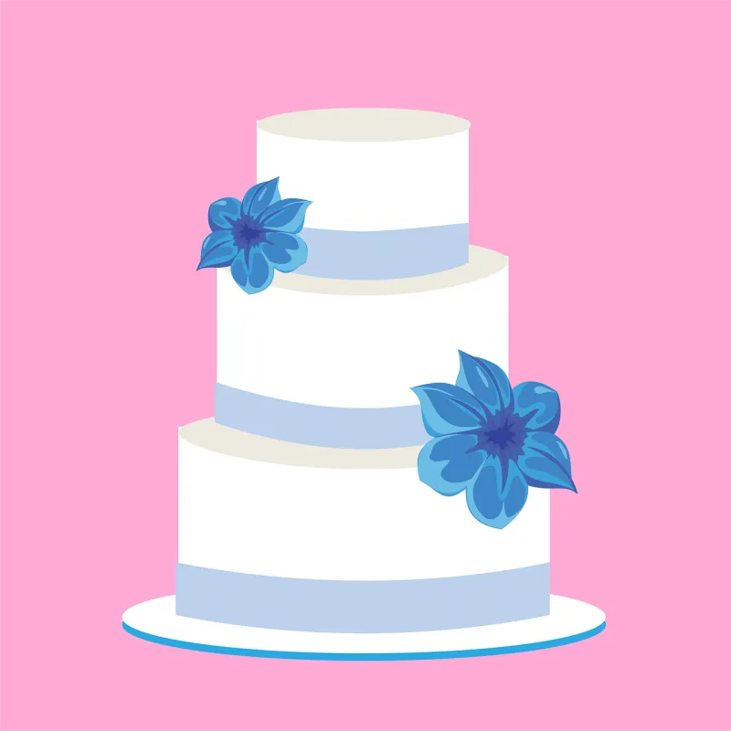 Wedding cake Cake Sweet Stickdatei – Essen & Trinken