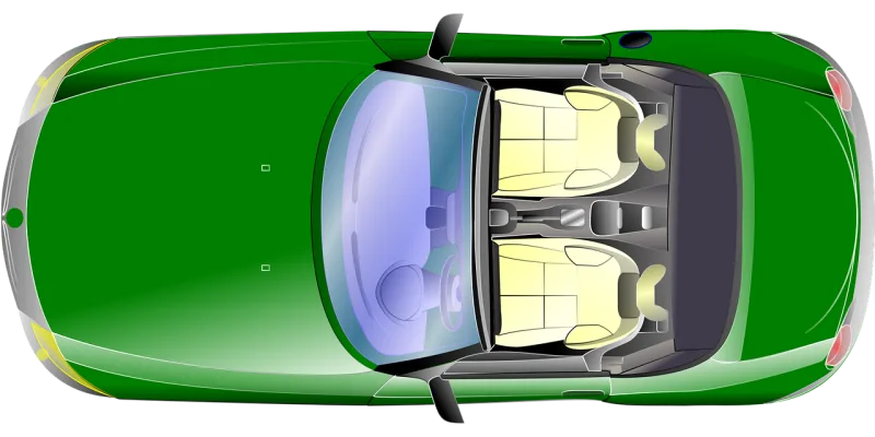Convertible car Ragtop Car Stickdatei – Fahrzeuge