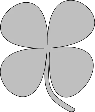 Shamrock Clover Four-leaf clover Stickdatei