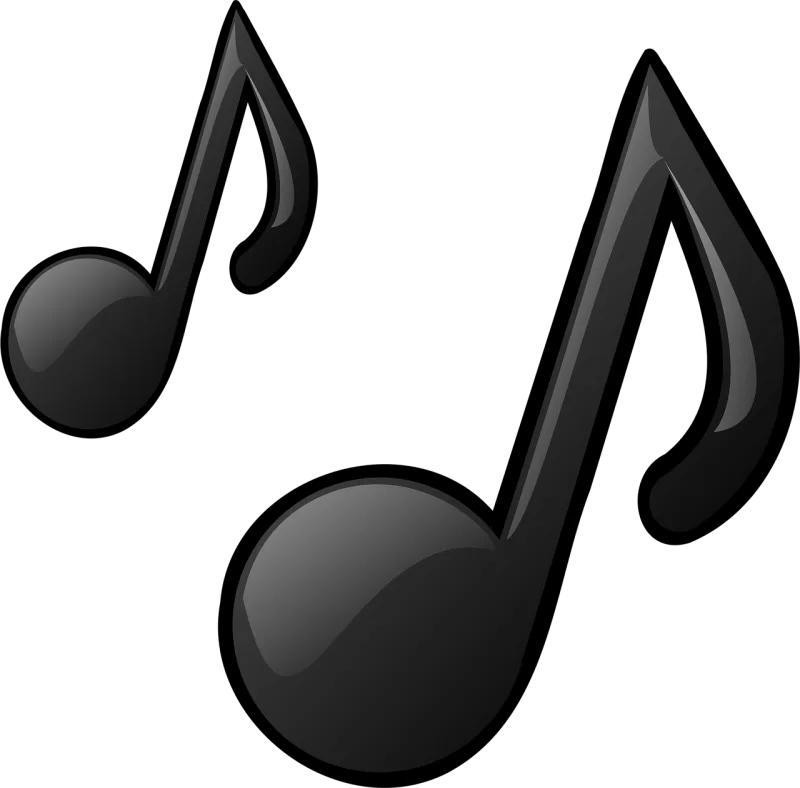 Melody Notes Music Stickdatei – Musik