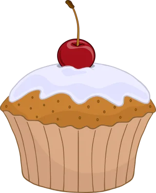 Muffin Cupcake Sweet Stickdatei