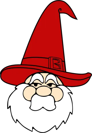 Wizard Red Hat Stickdatei