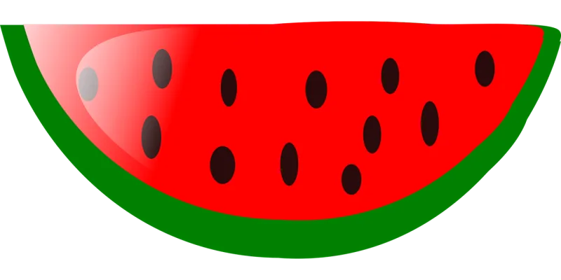 Watermelon Slice Fruit Stickdatei – Essen & Trinken