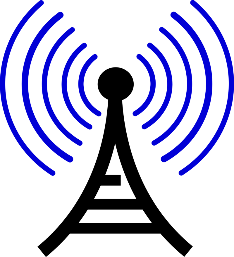 Broadcast Tower Radio Stickdatei – Natur