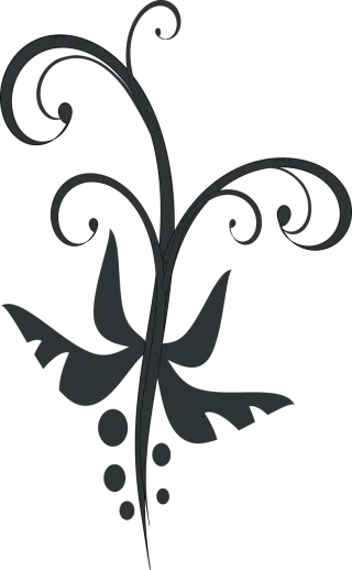 Vine Nature Floral Stickdatei