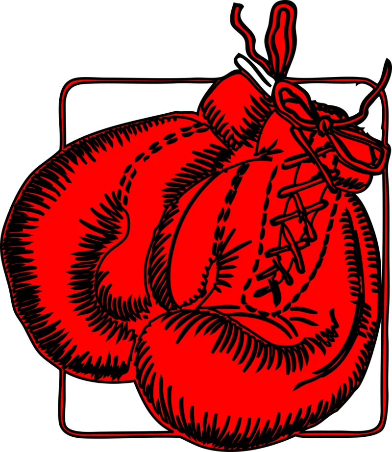Boxing gloves Boxing Red Stickdatei – Sport