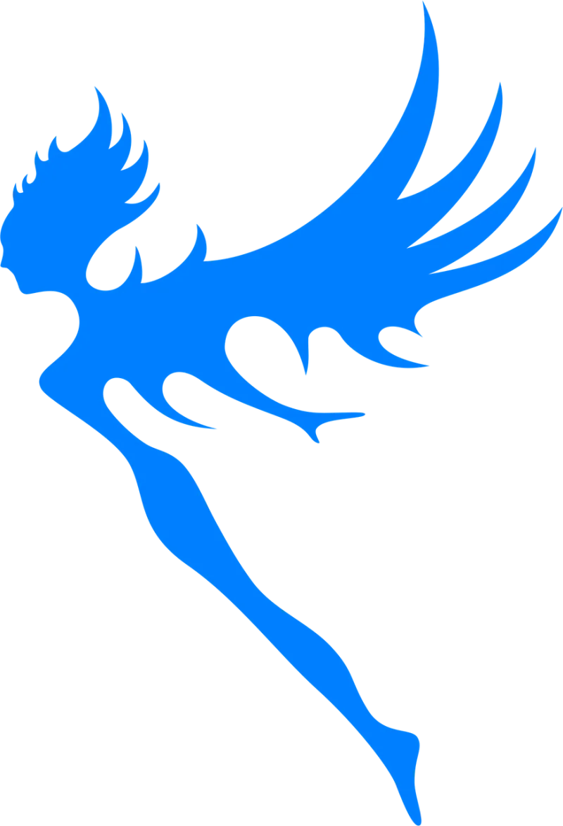 Fairy Angel Blue Stickdatei – Weihnachten
