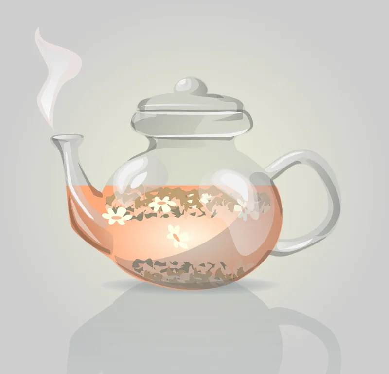 Tea Tea pot Drink Stickdatei – Natur