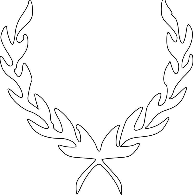 Laurels Laurel wreath Wreath Stickdatei – Weihnachten