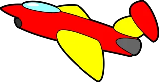 Plane Red Fly Stickdatei