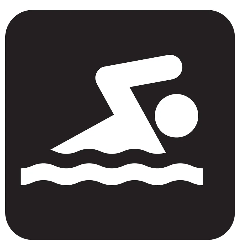 Swimmer Swimming Water Stickdatei – Sport