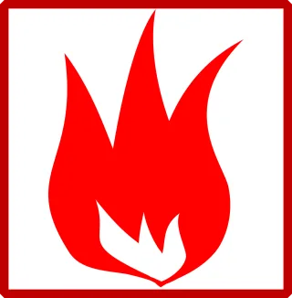 Fire Flames Heat Stickdatei