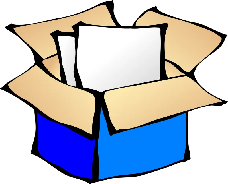 Cardboard box Open Sheets Stickdatei – Sport
