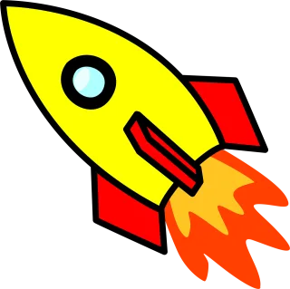 Rocket Spaceship Space travel Stickdatei