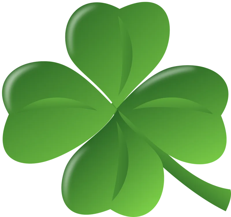Clover Green Luck Stickdatei – Natur