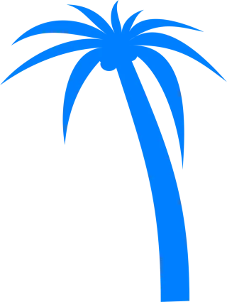 Palm tree Palm Tropical Stickdatei