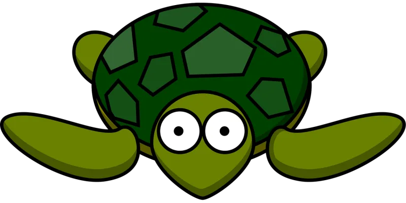 Turtle Green Shell Stickdatei – Tiere