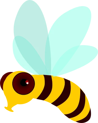 Honey bee Bee Fly Stickdatei