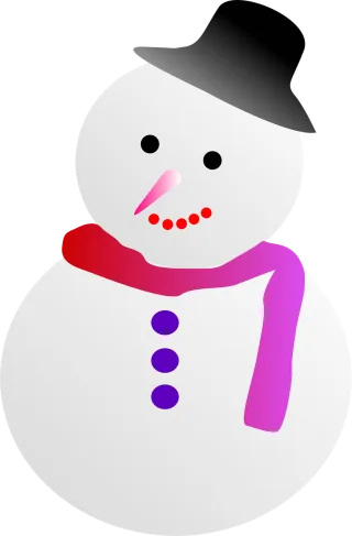 Snowman Winter Cute Stickdatei