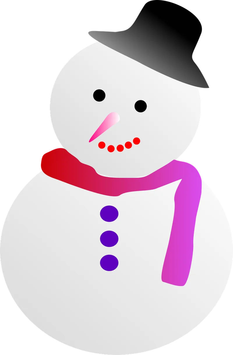 Snowman Winter Cute Stickdatei – Weihnachten